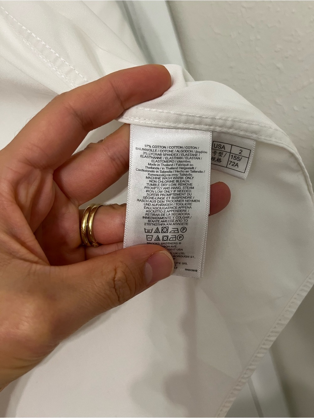 Brooks Brothers White Button-Down Dress Shirt Bundle of 3 - Picture 4 of 11